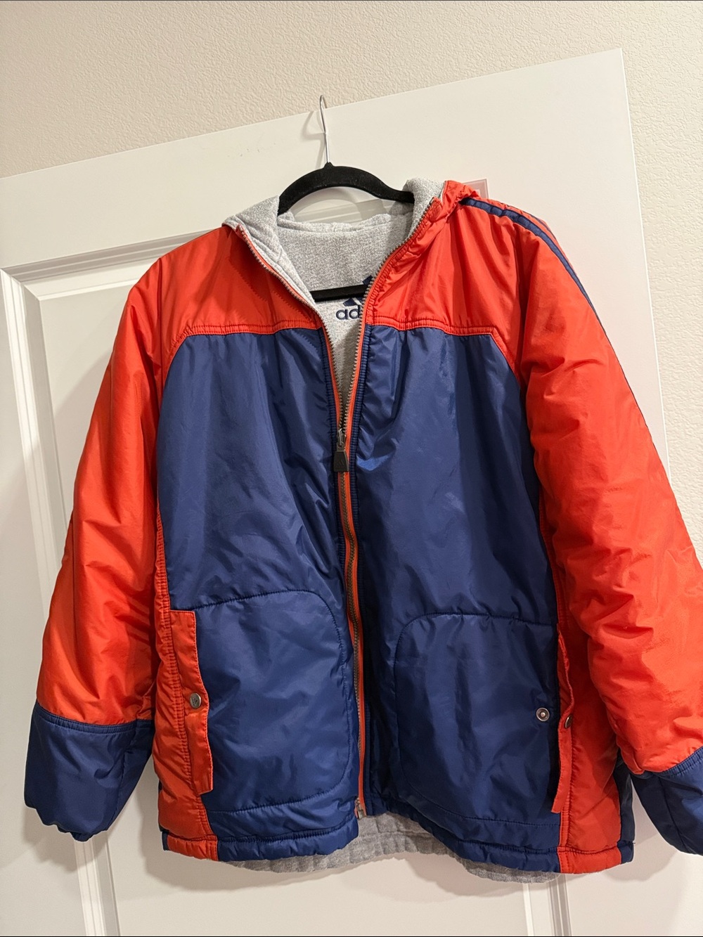 Vintage Adidas reversible coat Sx xl